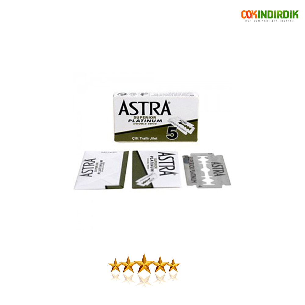 Astra Superior Platinum Yaprak Jilet 1 Paket 5 Adet