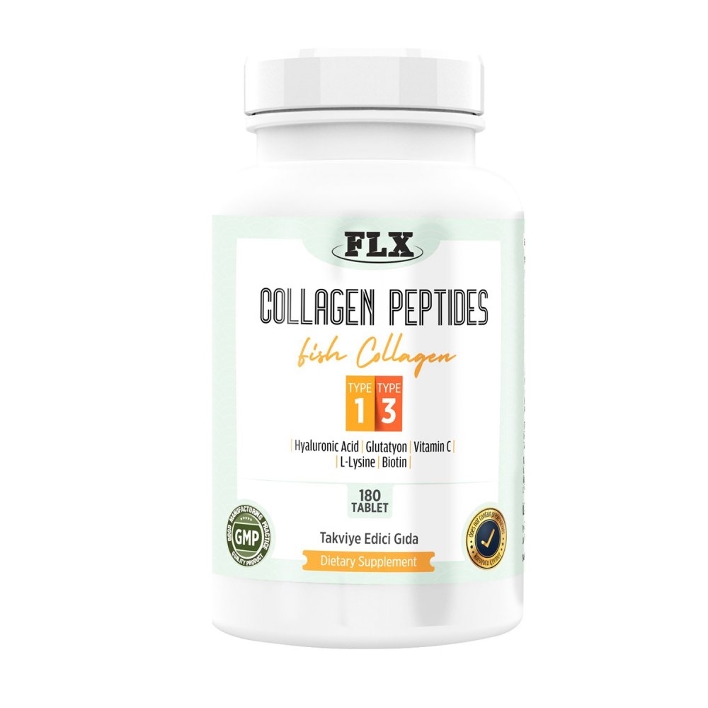 Flx Collagen Peptides Tip 1-3 Balık Kolajeni 180 Tablet