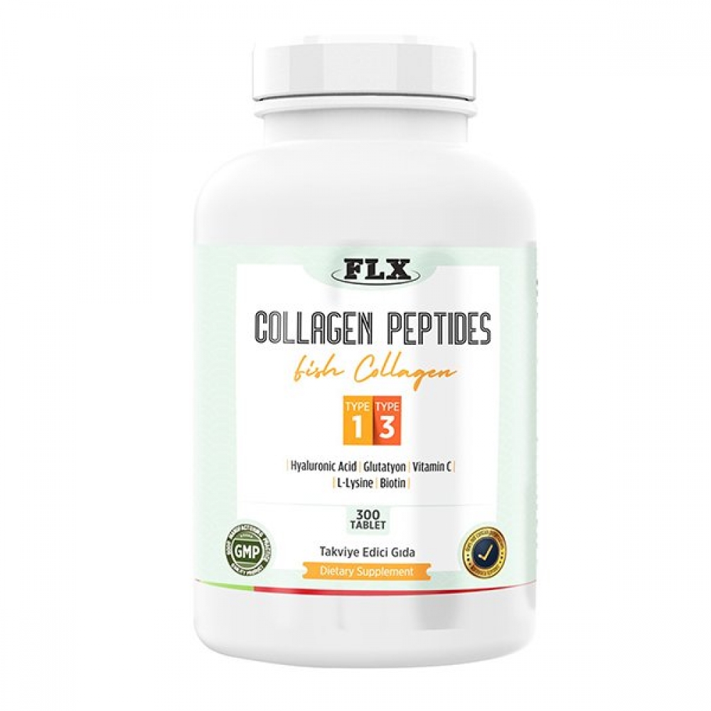 Flx Collagen Peptides Tip 1-3 Balık Kolajeni 300 Tablet