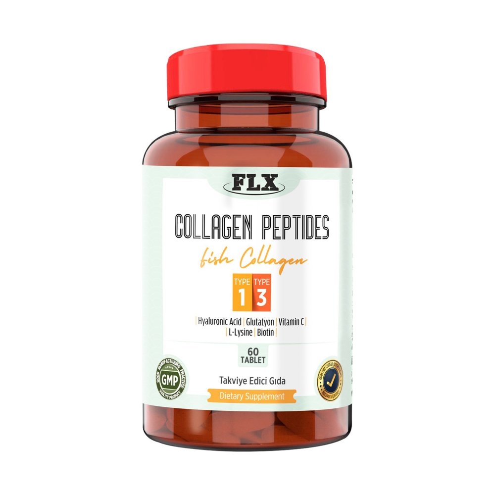 Flx Collagen Peptides Tip 1-3 Balık Kolajeni 60 Tablet
