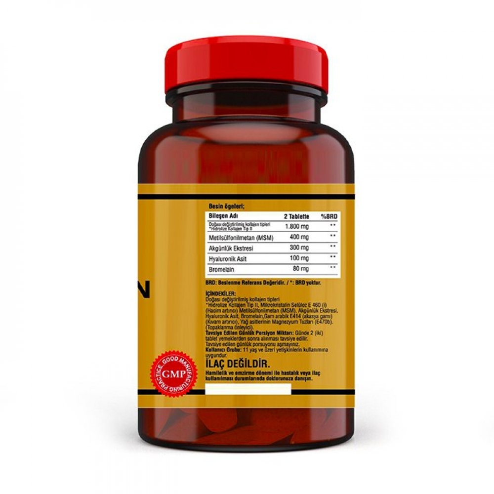 Flx Collagen Type-ıı Hyaluronic Acid Msm Boswellia Serrata 60 Tablet