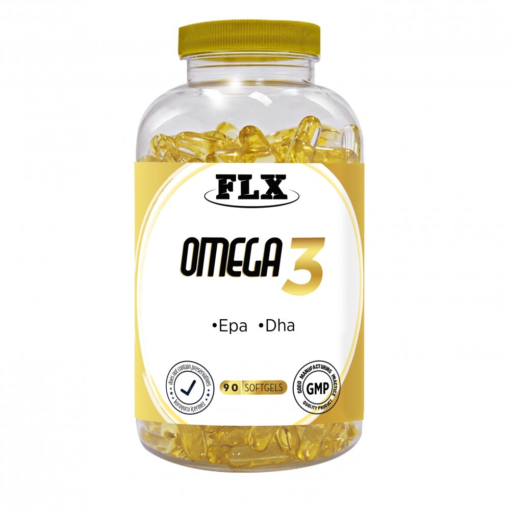 Flx Omega 3 Dha Epa Balık Yağı 90 Softgel 
