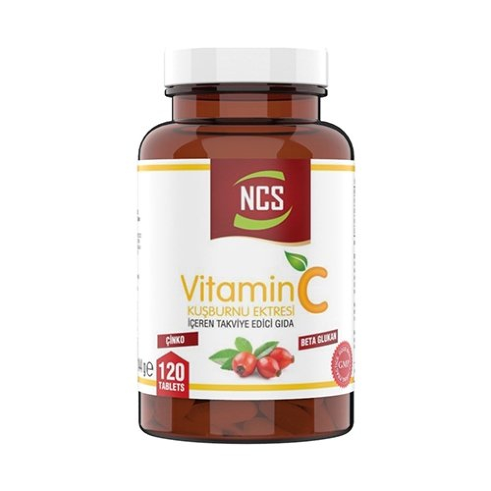  C Vitamini Beta Glucan Zinc Rose Hips 1000 mg 120 Tablet
