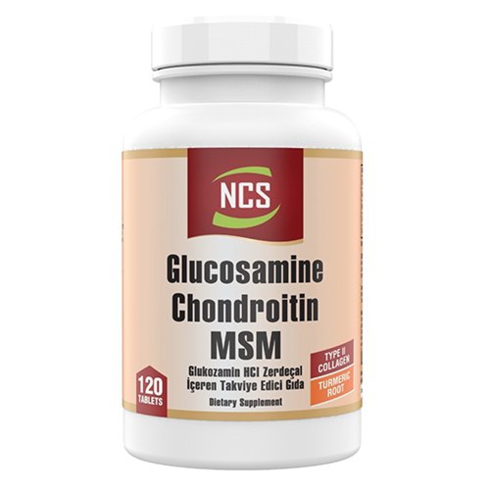 Glukozamin Glucosamine Chondroitin Msm Collagen Turmeric 120 Tablet 
