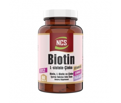 Ncs Biotin 2500 Mcg 60 Tablet L Sistein Çinko