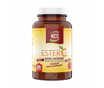 Ncs ® Ester C Vitamini 1000 Mg Kara Mürver 60 Tablet Vitamin C