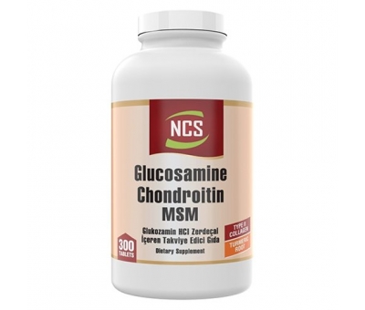 Ncs Glucosamine Chondroitin MSM TYPE II Collagen Turmeric 300 Tablet