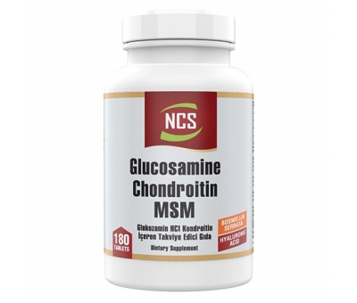 Ncs Glucosamine Chondroitin Msm Hyaluronic Acid 180 Tablet