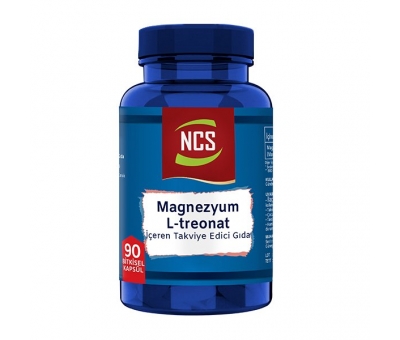 Ncs Magnezyum  Magnesium L-Threonate  Vejeteryan 90 Bitkisel Kapsül 