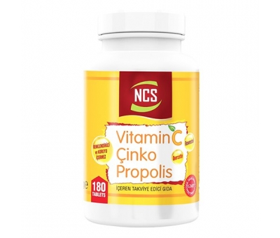 Ncs Vitamin C Çinko Propolis Vitamin D Quercetin Resveratrol Umca 180 Tablet