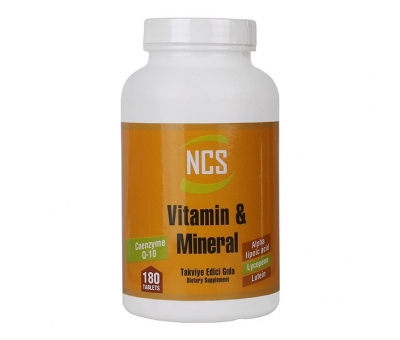 Ncs Vitamin Mineral Multivitamin Coenzyme Alpha Lipoic Acid 180 Tablet
